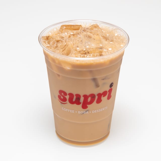Iced plain latte.