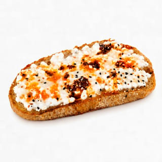 chili crisp cottage toast