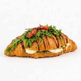 cozy pesto croissant