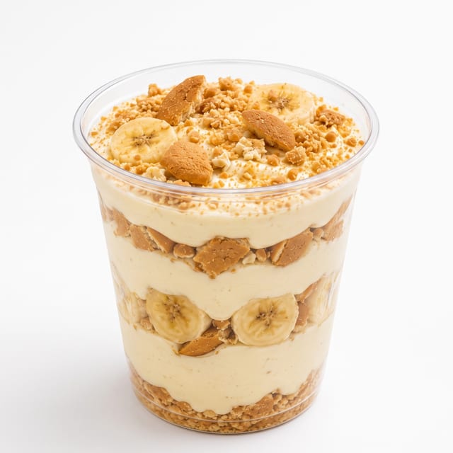 House banana pudding.
